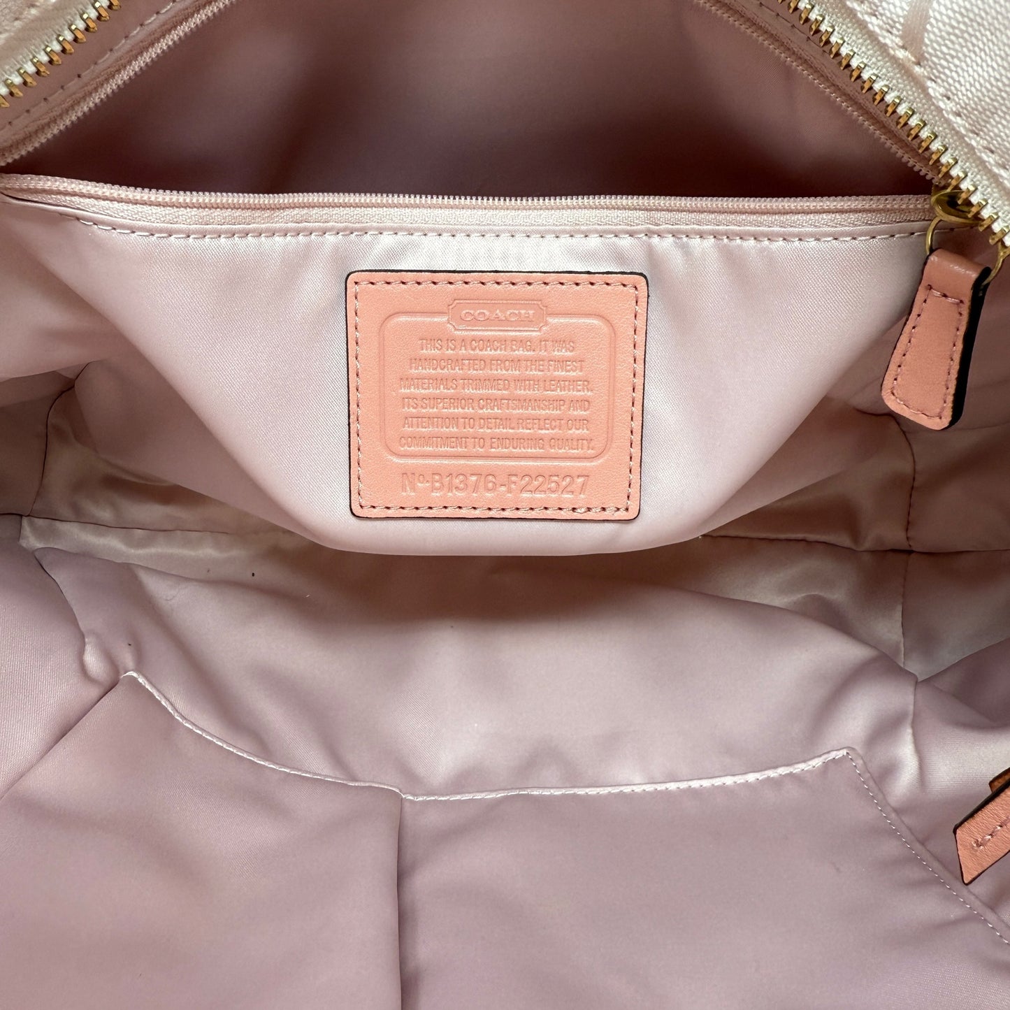 Alexandra Chain Ombre Tote Designer By Coach, Size: Medium