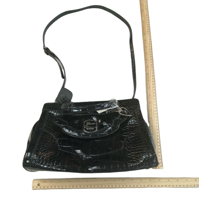 Handbag By Guess In Black, Size:Medium