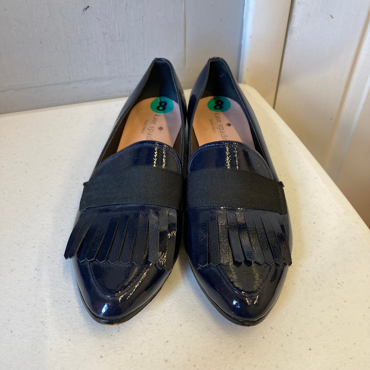 Shoes Designer By Kate Spade In Blue, Size:8