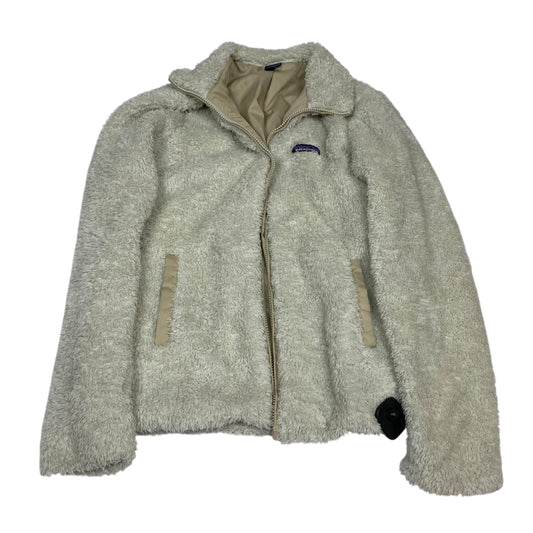 Jacket Fleece By Patagonia In Cream, Size:M