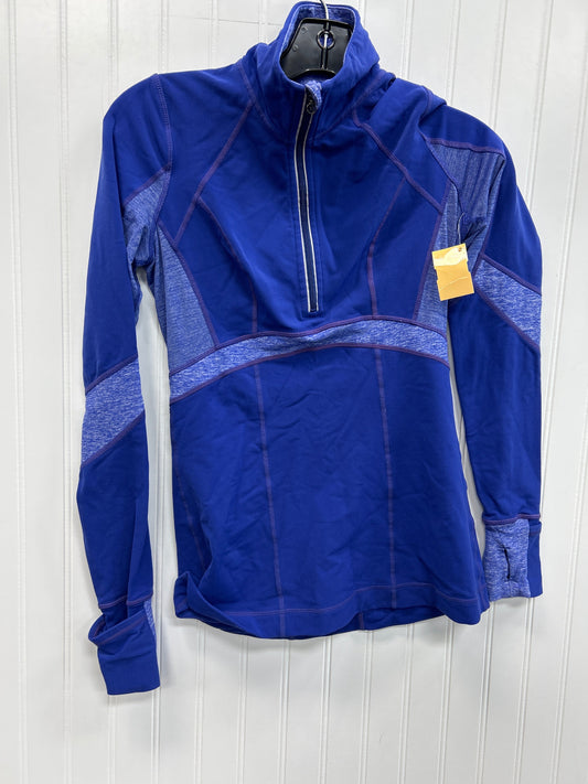 Athletic Top Ls Collar By Lululemon In Purple, Size:8