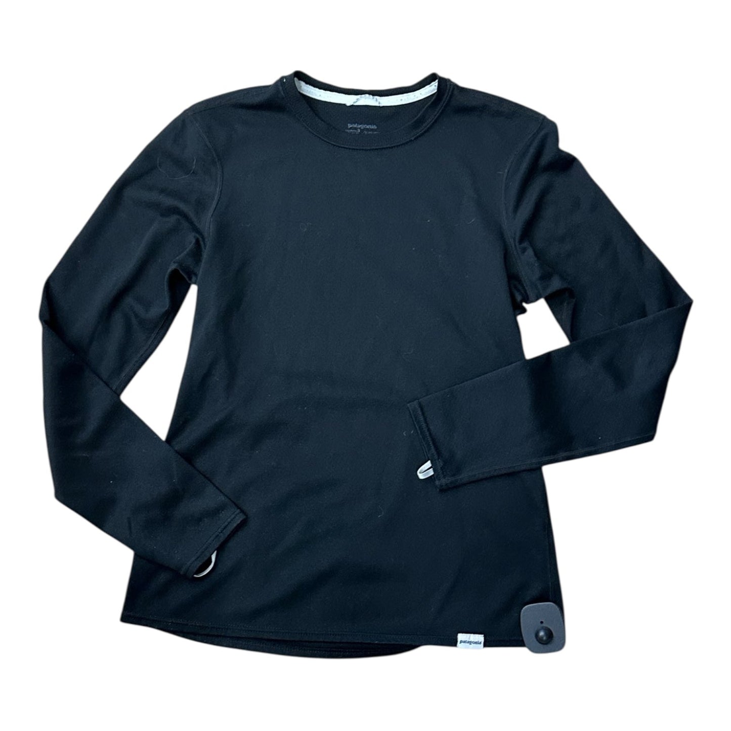 Top Ls By Patagonia In Black, Size:S