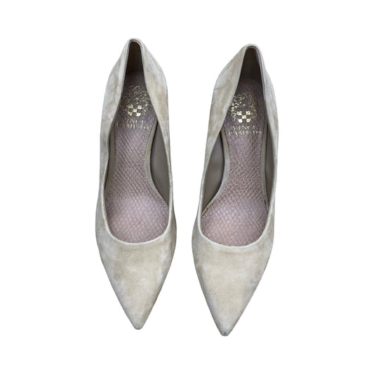 Shoes Heels Stiletto By Vince Camuto In Beige, Size:7.5