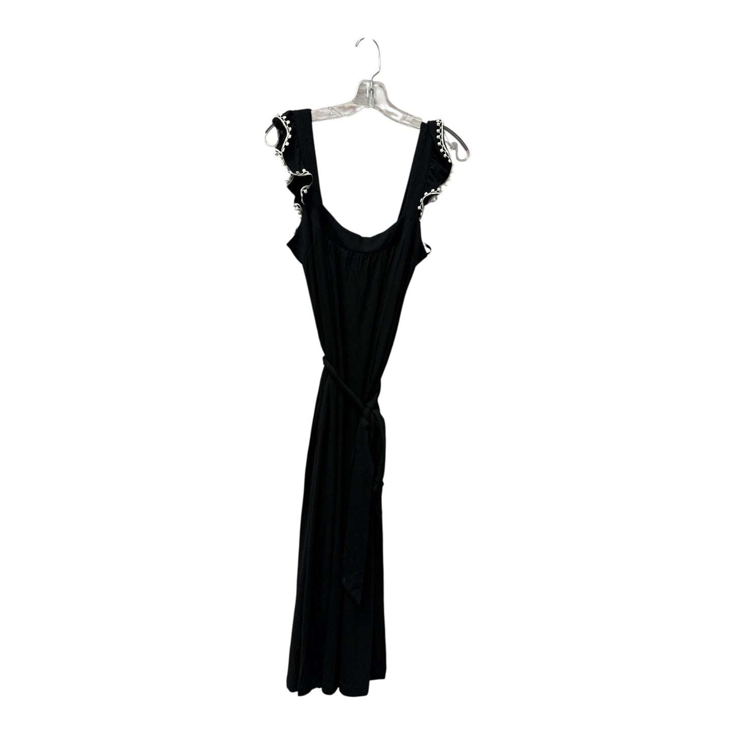 Dress Casual Midi By Loft In Black, Size:S