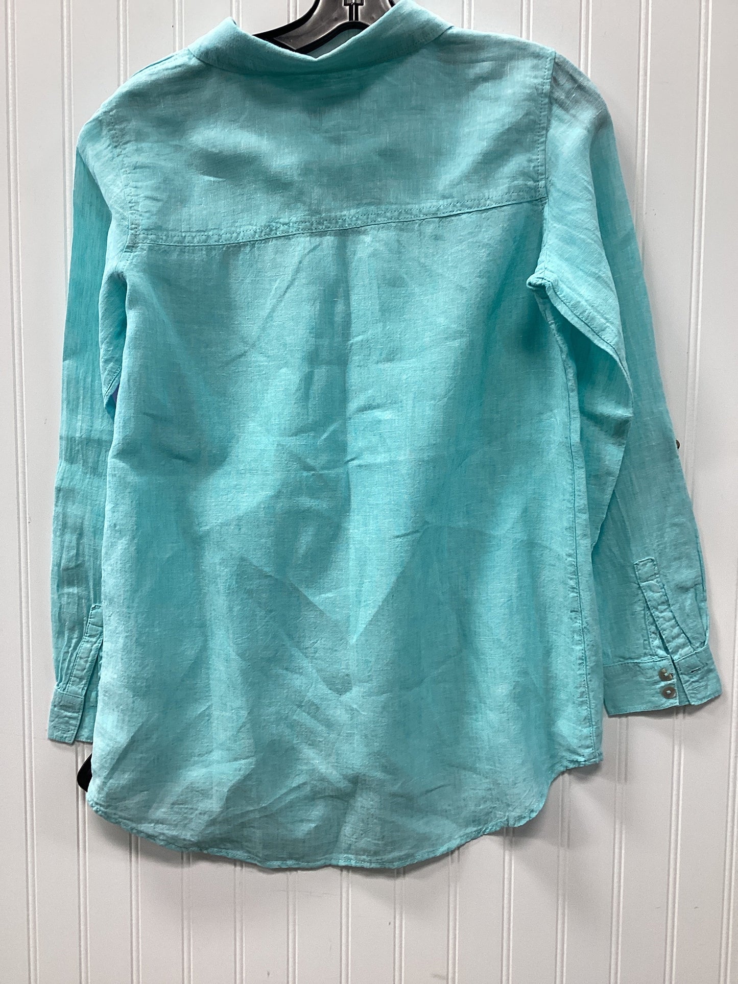Top Ls By Sigrid Olsen In Aqua, Size:S