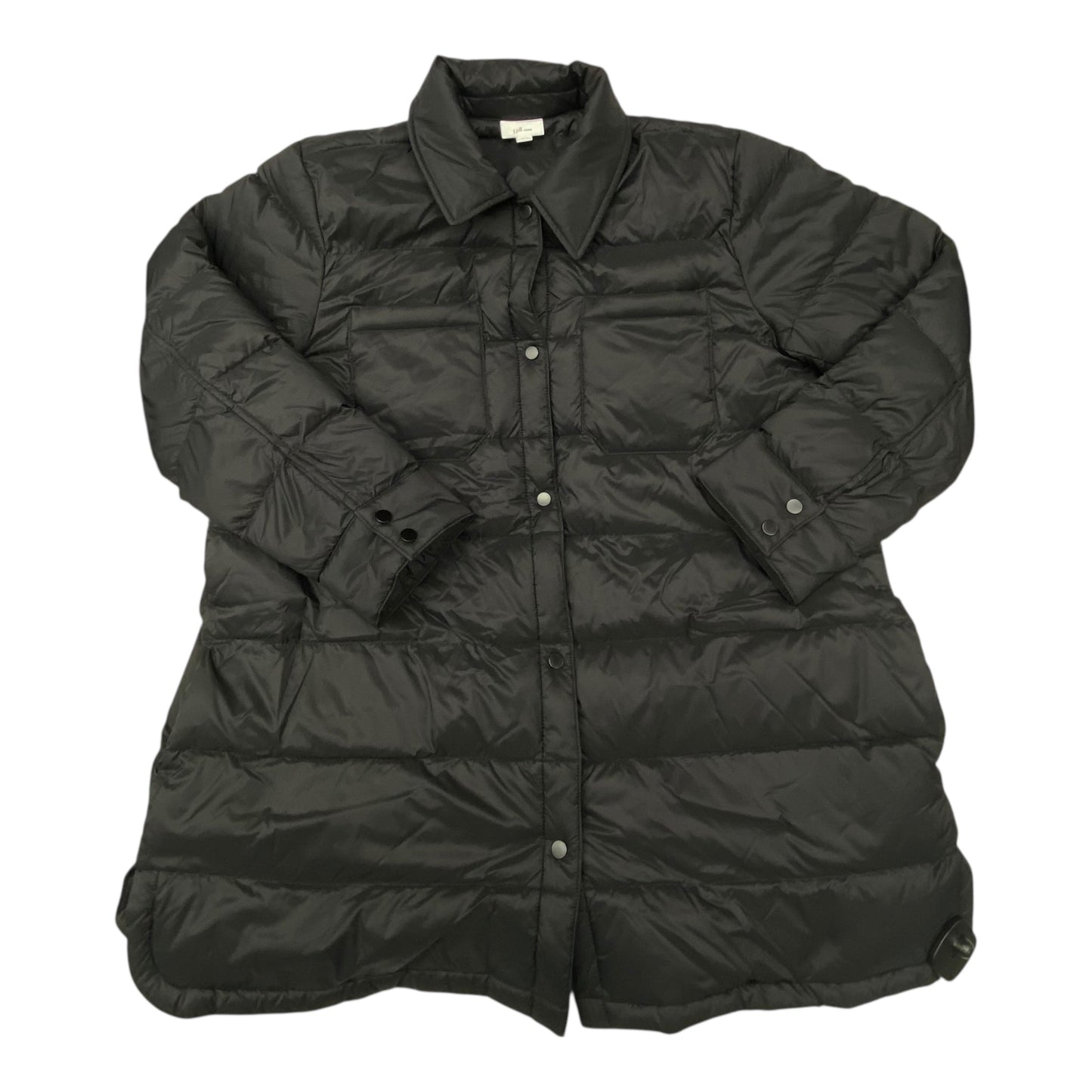 Coat Puffer & Quilted By J. Jill In Black, Size:1X