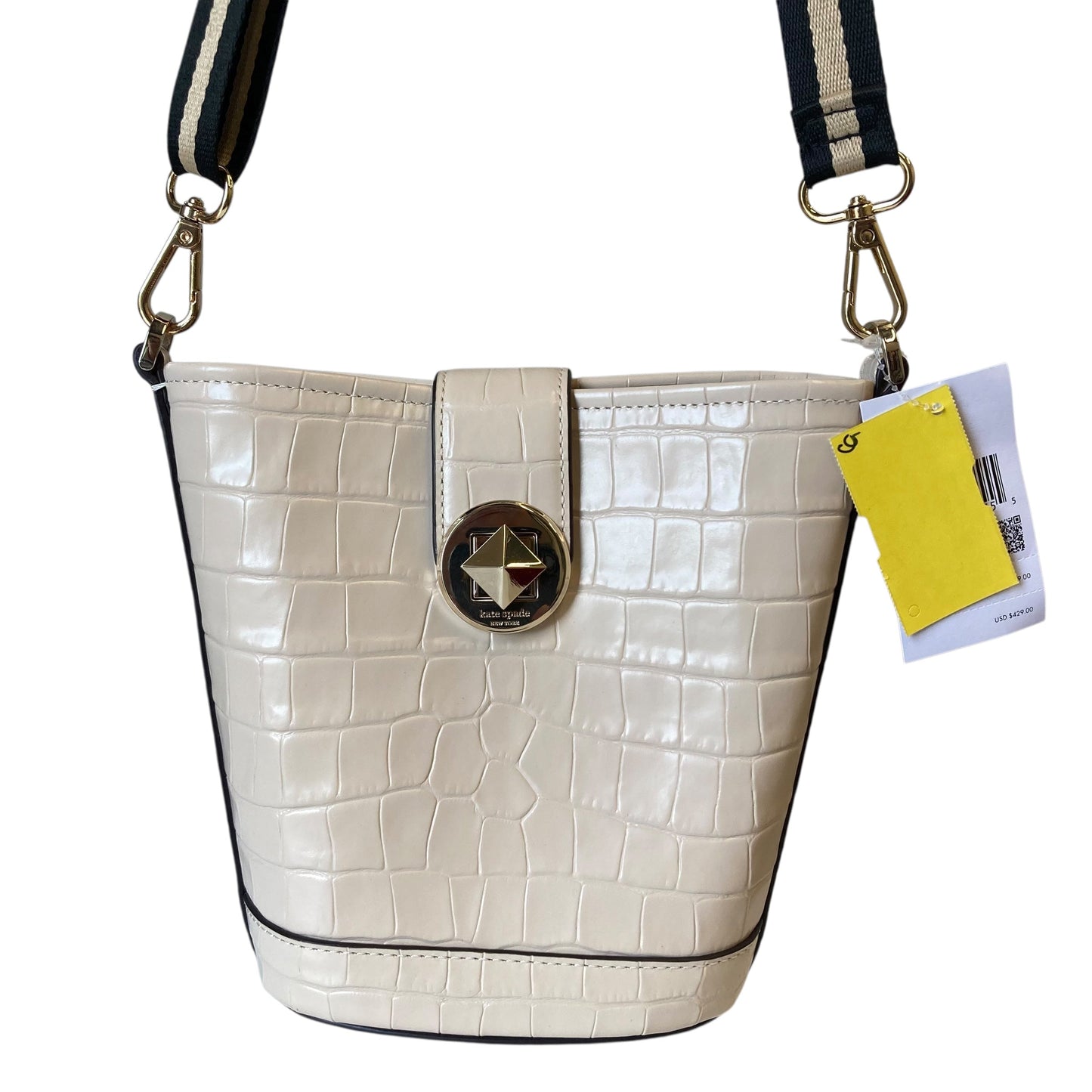 Crossbody Designer By Kate Spade In Beige, Size:Small