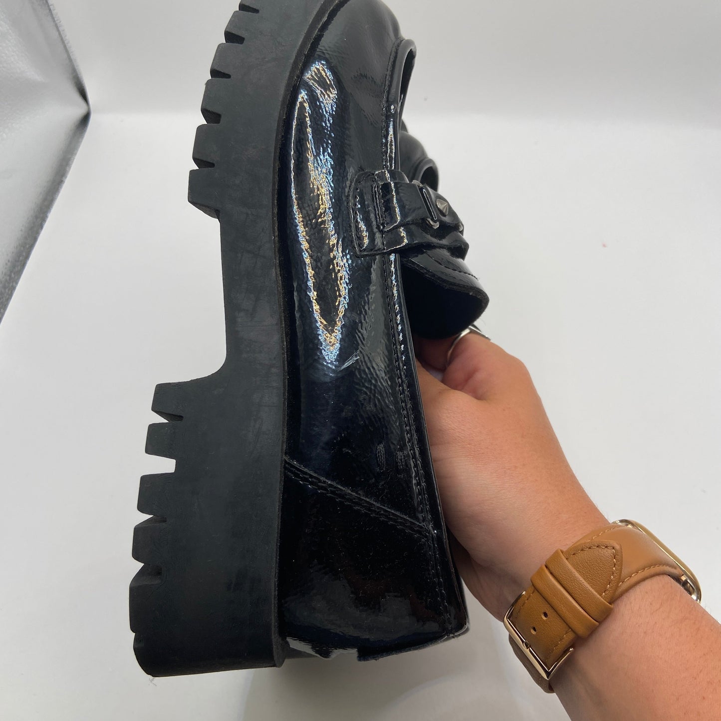 Shoes Heels Platform By Clothes Mentor In Black, Size: 9