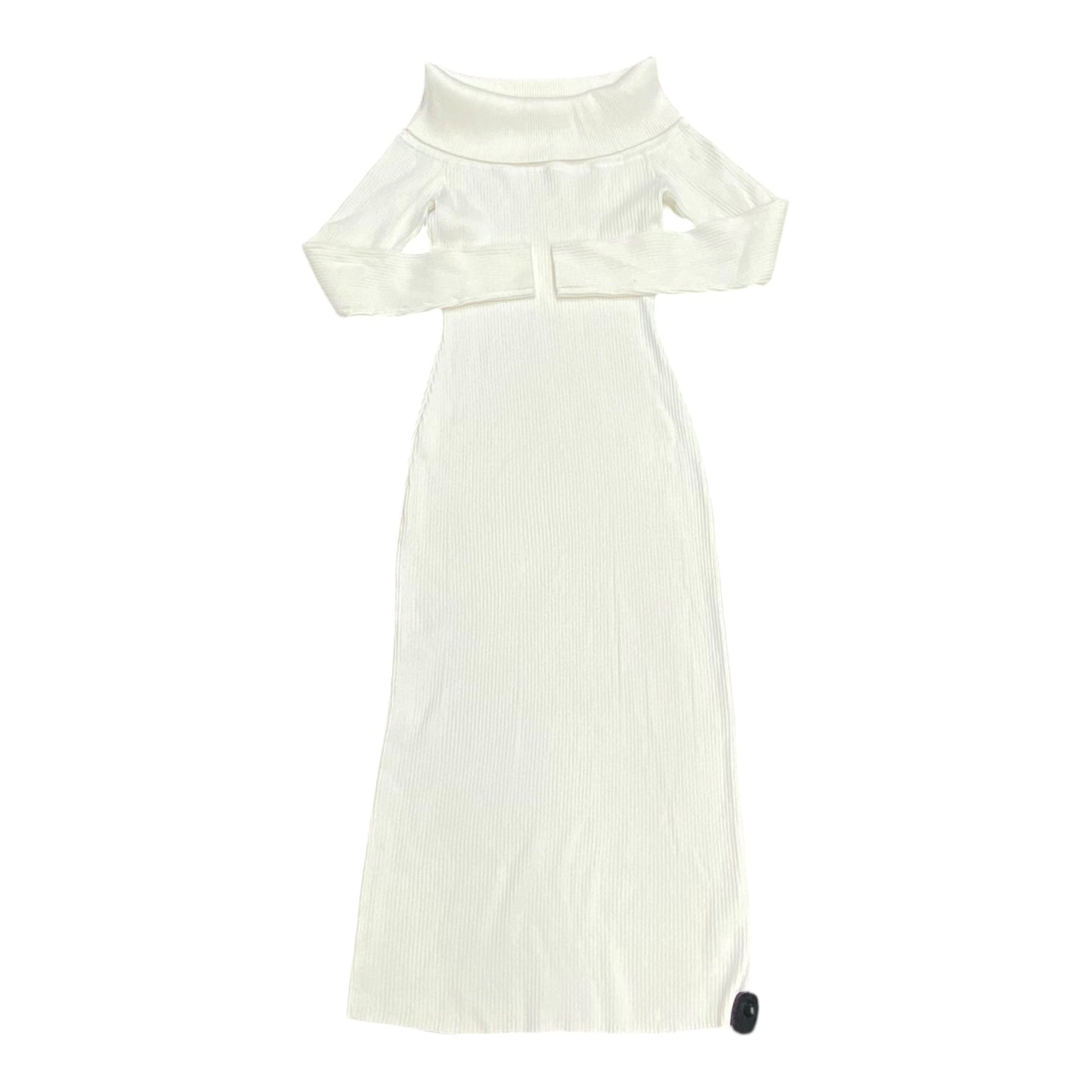 Dress Sweater By Abercrombie And Fitch In Cream, Size:L