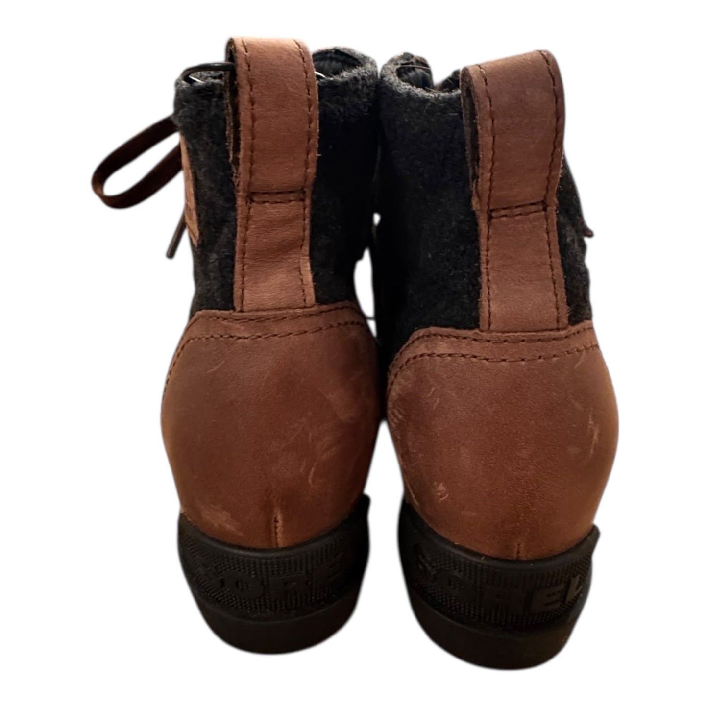 Boots Designer By Sorel In Brown & Grey, Size:7.5