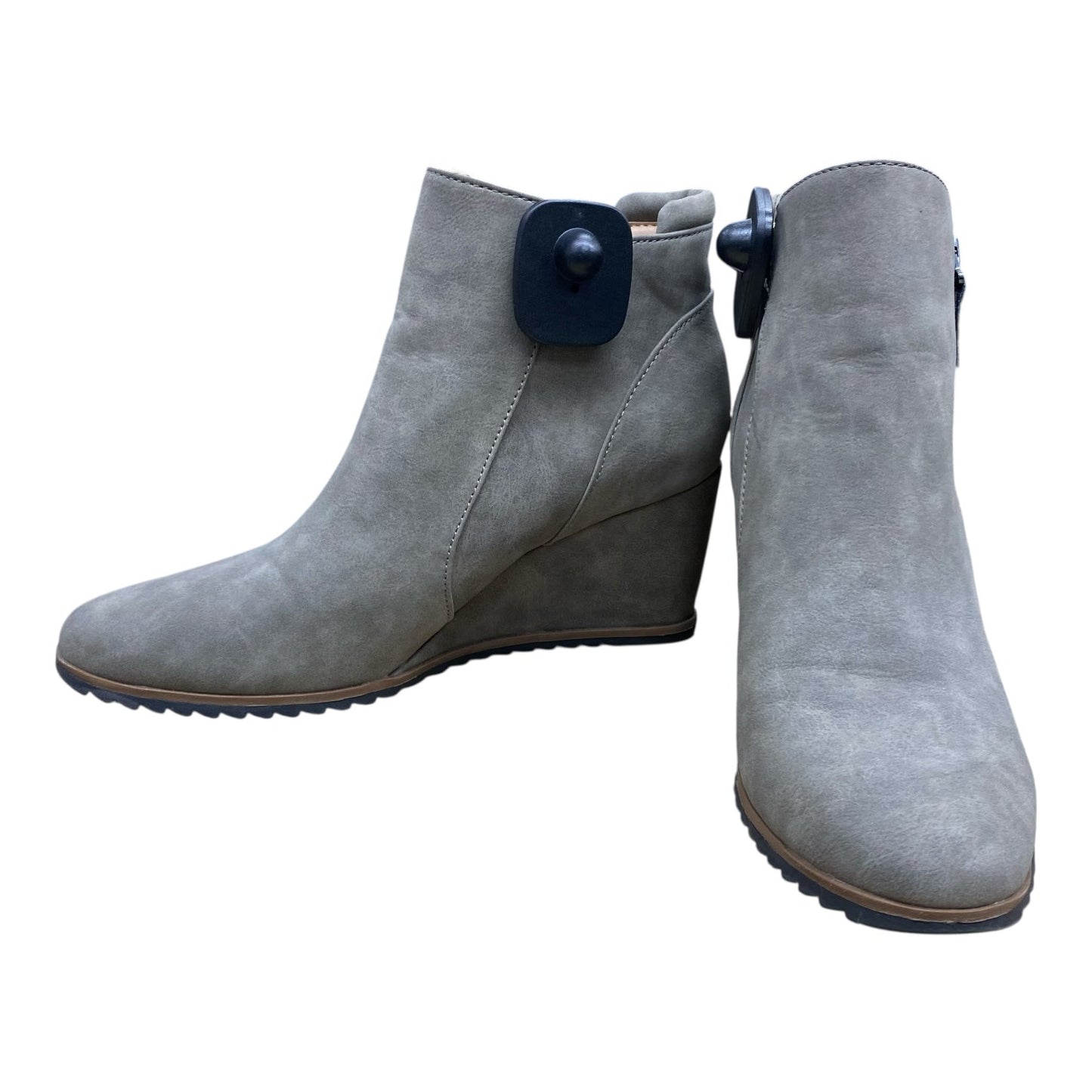 Shoes Heels Wedge By Naturalizer In Grey, Size:9