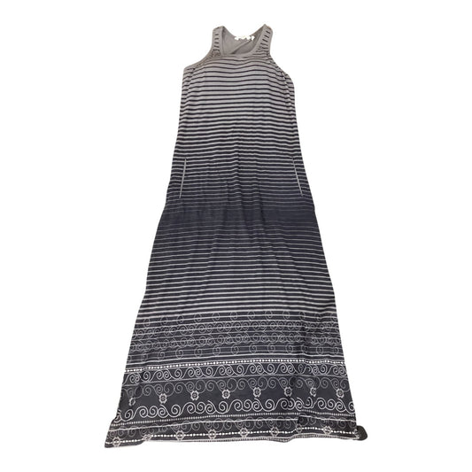 Athletic Dress By Athleta In Grey & White, Size:S