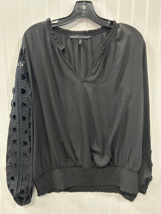 Top Ls By White House Black Market In Black, Size:Xl