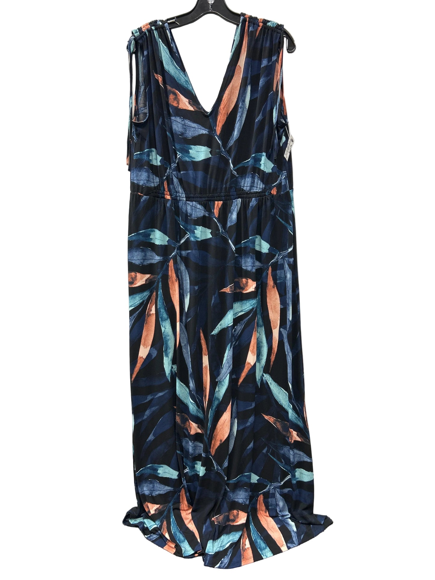 Dress Casual Maxi By Iman Hsn In Navy, Size:Xl