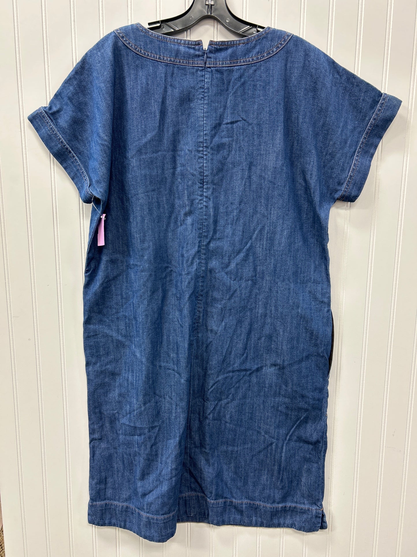 Dress Casual Midi By Talbots In Blue, Size:L