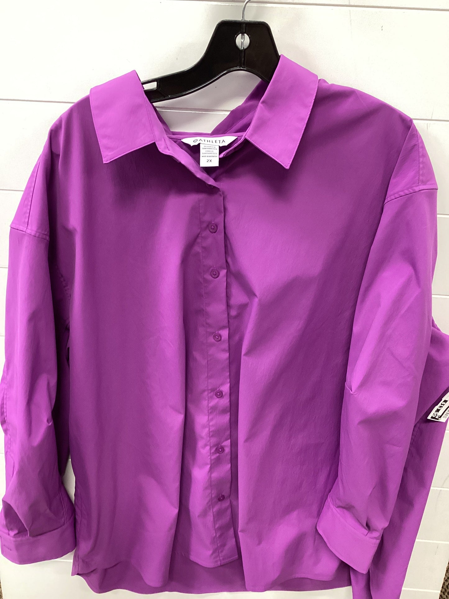 Top Ls By Athleta In Purple, Size:2X