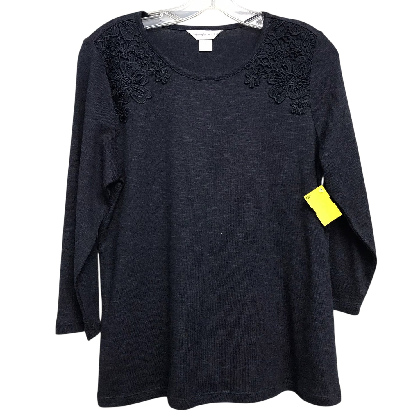 Top Ls Basic By Christopher And Banks In Navy, Size:M