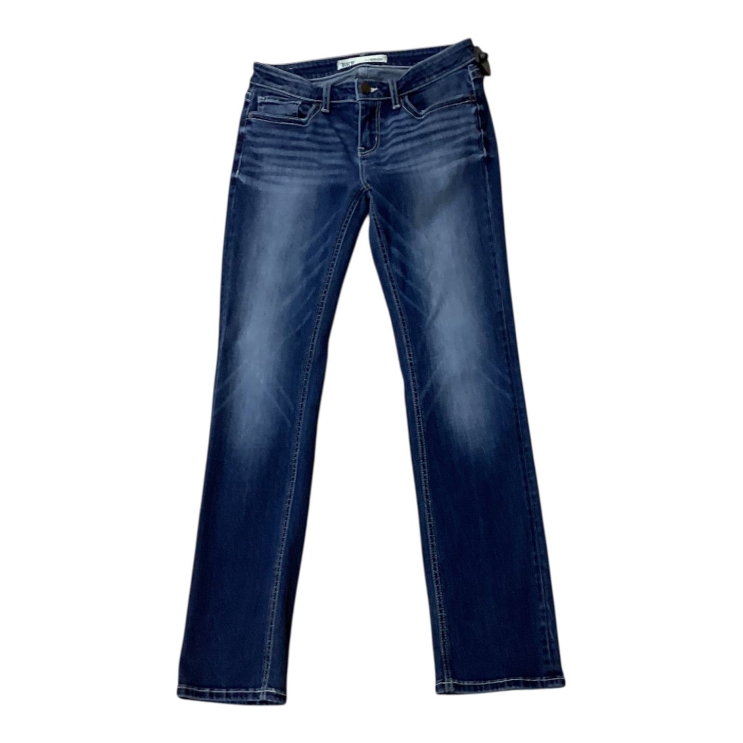 Jeans Straight By Bke In Blue Denim, Size:4
