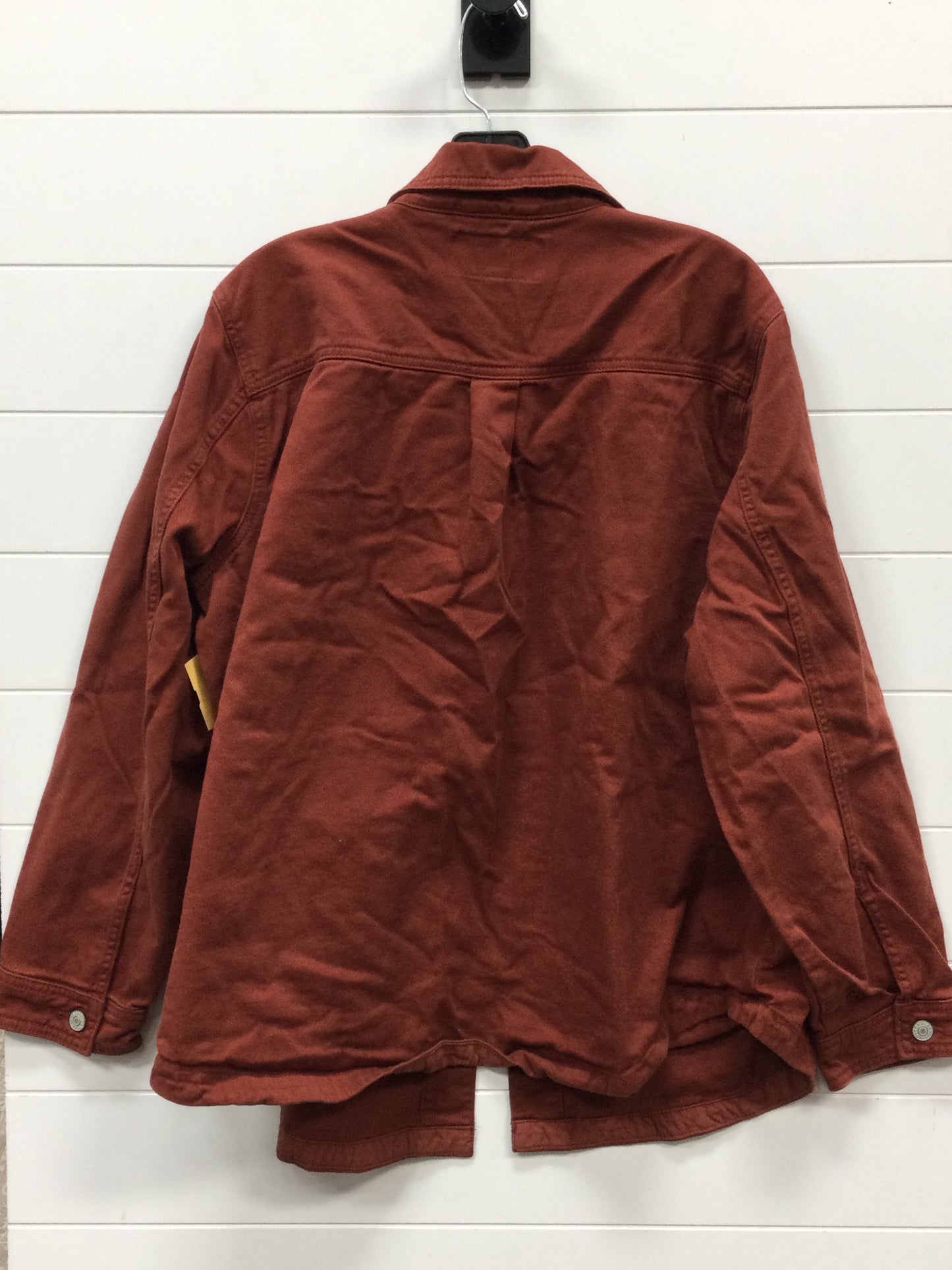 Jacket Denim By Torrid In Red Denim, Size:1X