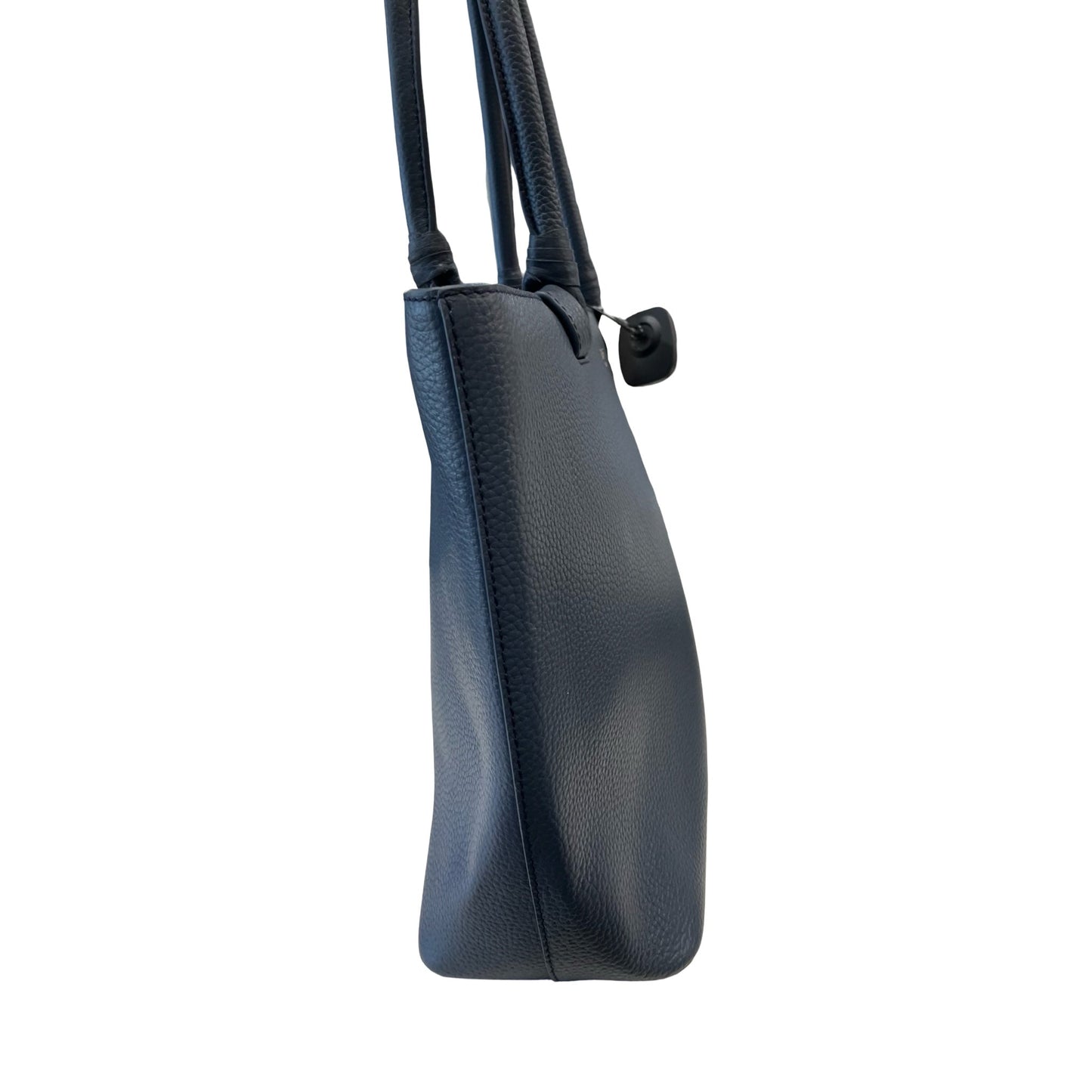 Handbag Leather By Cmc In Navy, Size:Large