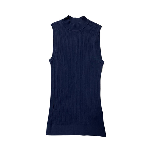 Top Sleeveless By Banana Republic In Navy, Size:Xs
