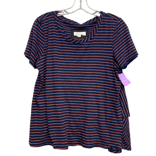 Top Ss By Anthropologie In Blue & Pink, Size:M