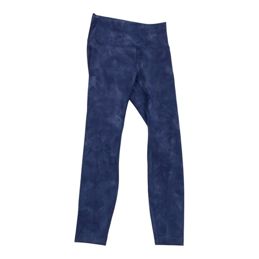 Athletic Leggings By Lululemon In Tie Dye Print, Size:6
