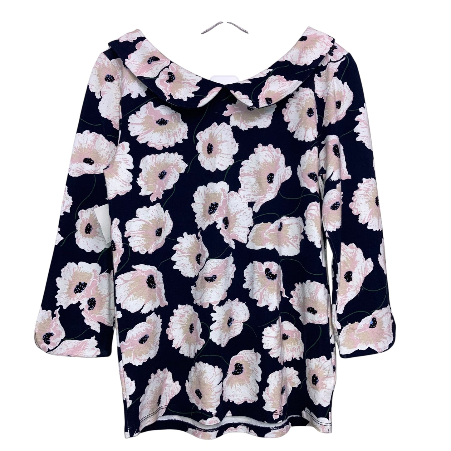 Top 3/4 Sleeve By Ann Taylor In Floral Print, Size:S