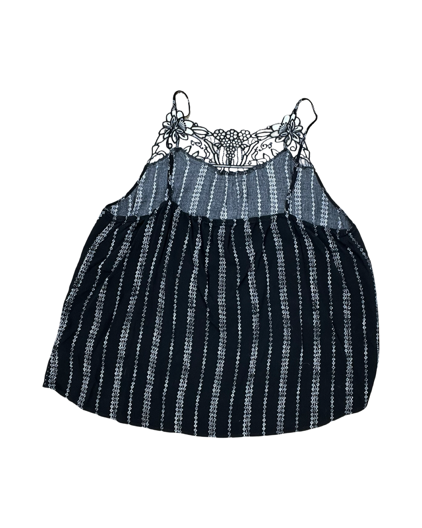 Top Sleeveless By Maurices In Black & White, Size:1X