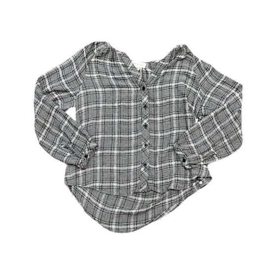 Top Ls By Cloth & Stone In Black & White, Size:S