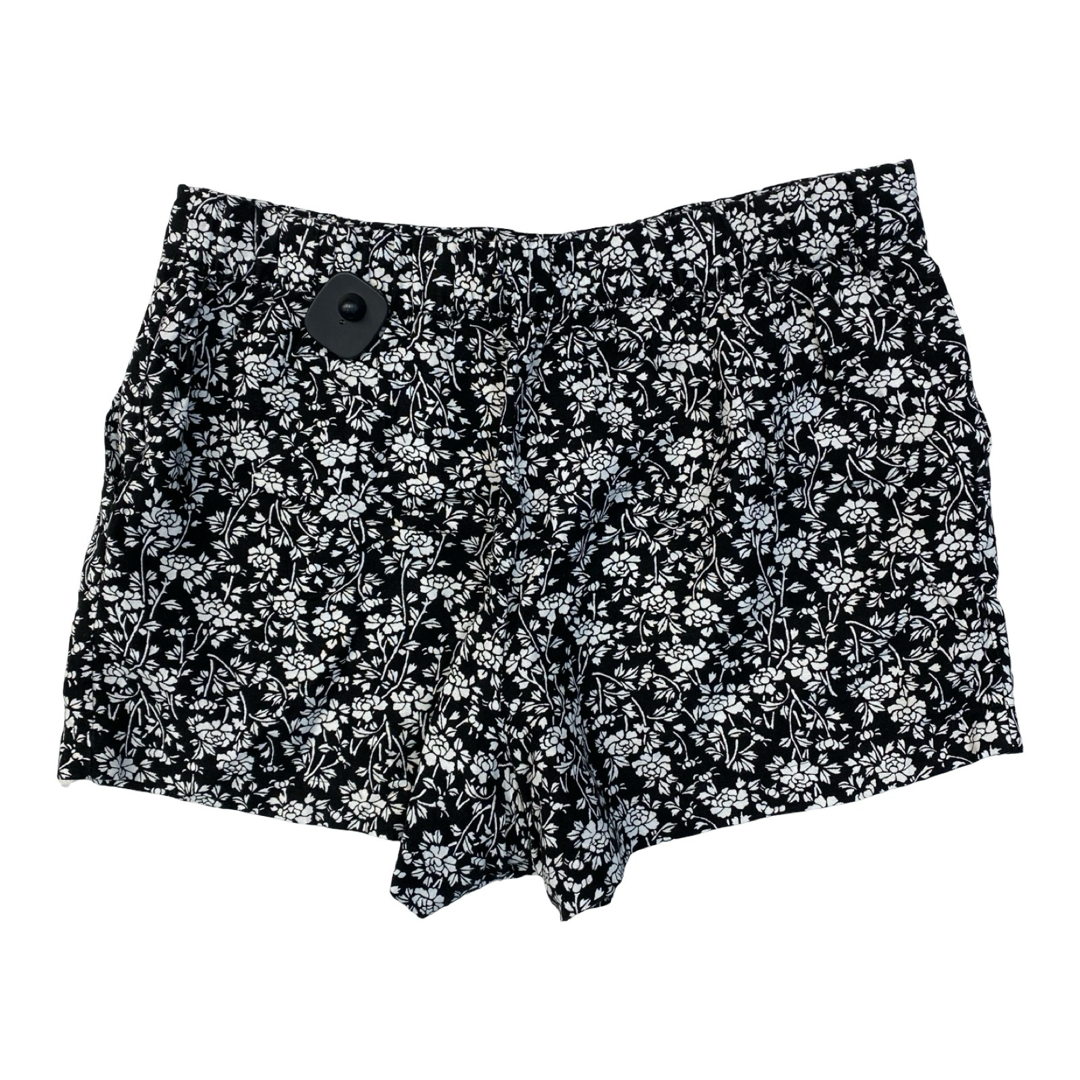 Shorts By Loft In Black & White, Size:L