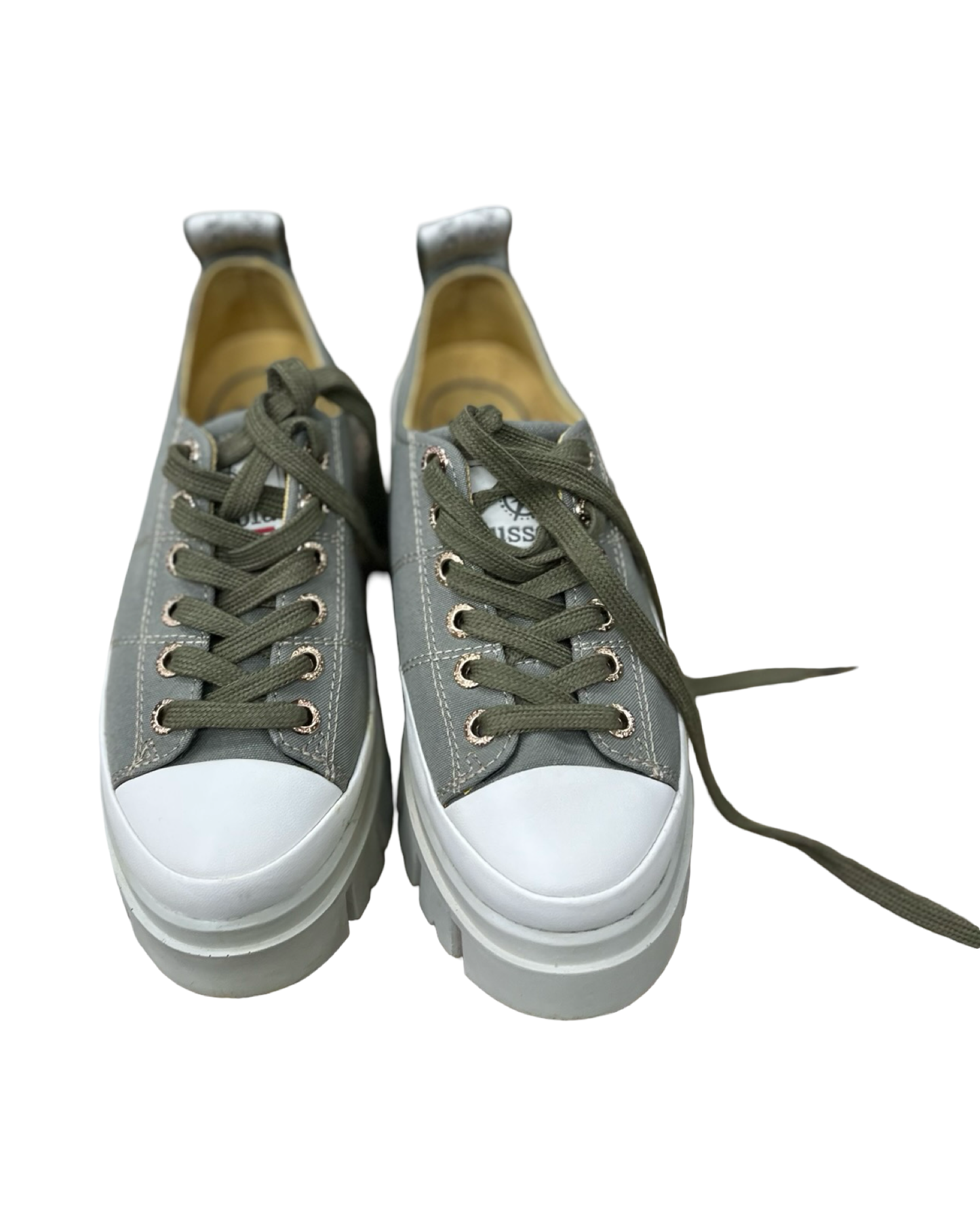 Shoes Sneakers By Bussola In Green, Size:5.5