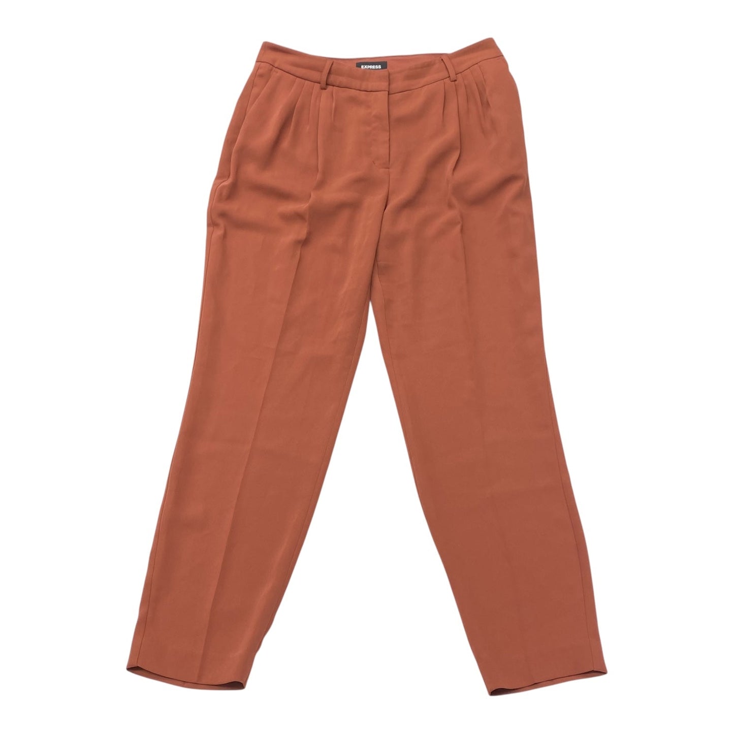 Pants Dress By Express In Orange, Size:10L