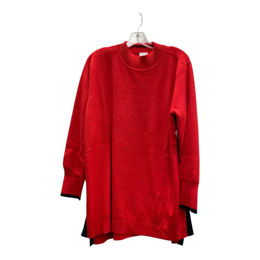 Sweater By Chicos In Red, Size:Xl
