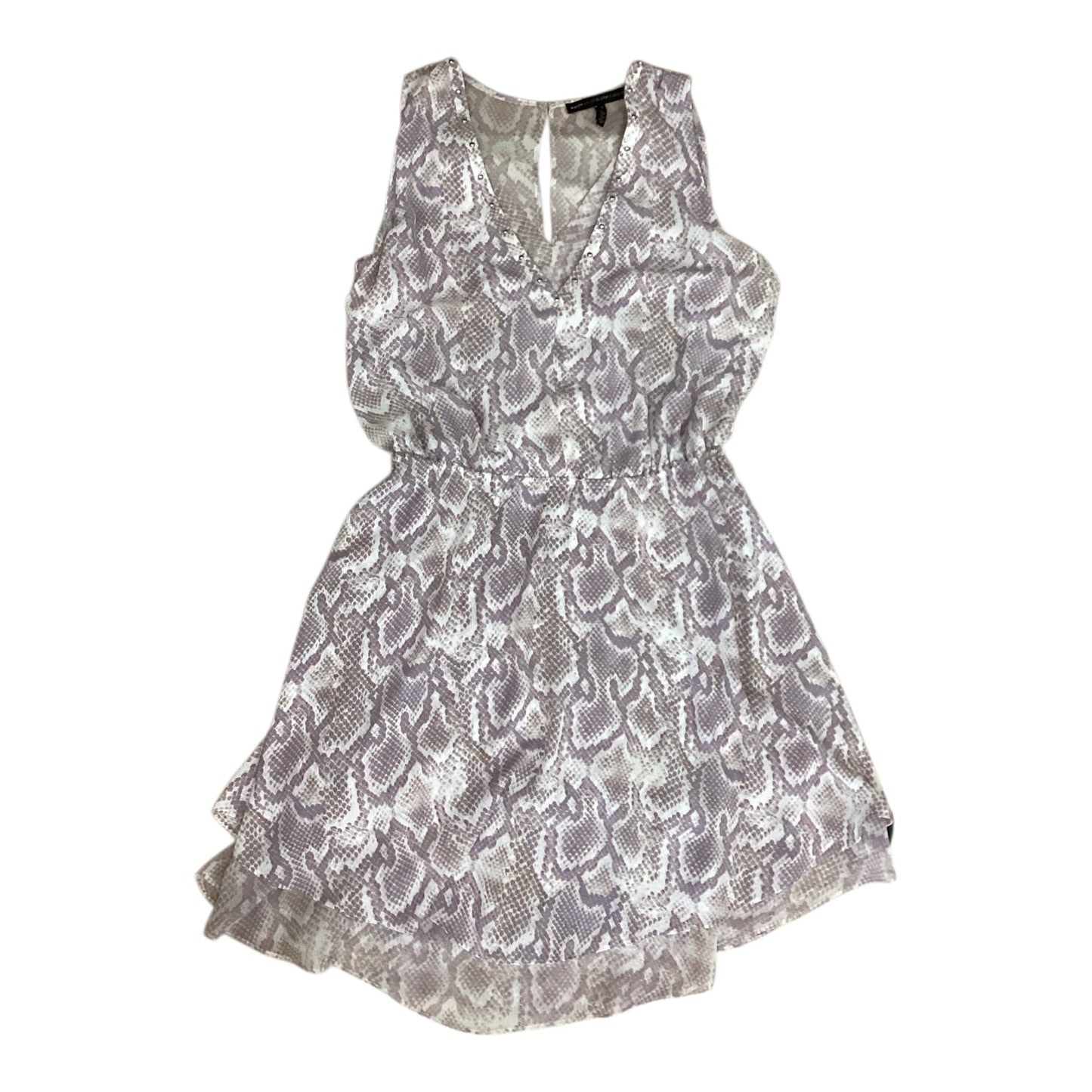 Dress Casual Short By White House Black Market In Snakeskin Print, Size:6