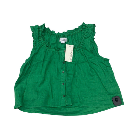 Top Sleeveless By Velvet In Green, Size:S