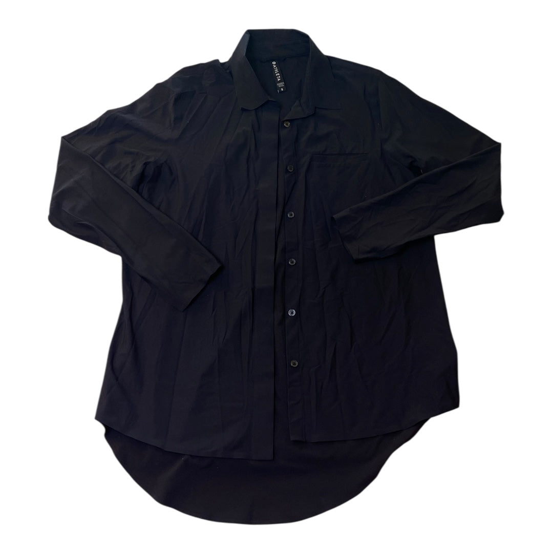 Blouse Ls By Athleta In Black, Size:S