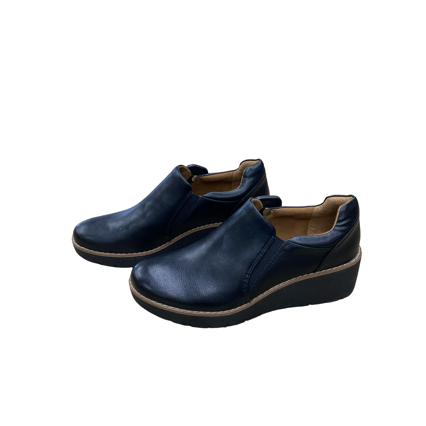 Shoes Heels Platform By Sofft In Black, Size:9.5