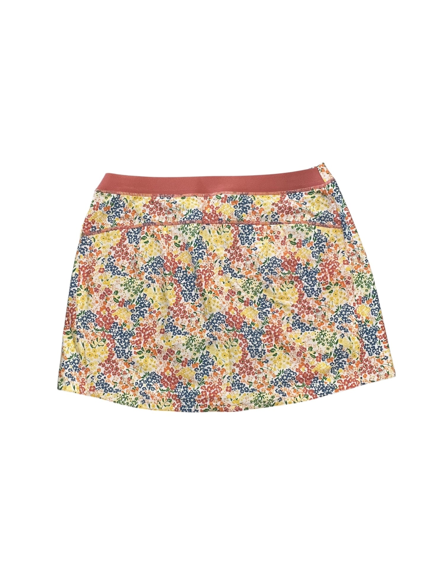 Athletic Skort By Rlx In Floral Print, Size:L