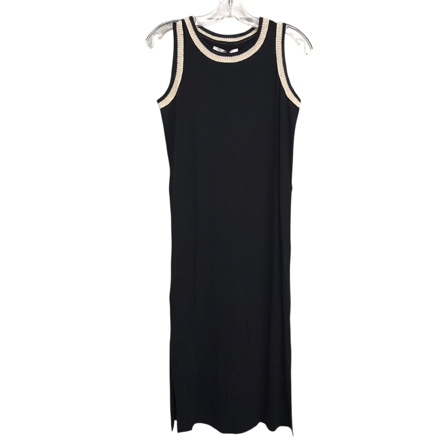 Dress Casual Midi By Loft In Black, Size:Xsp