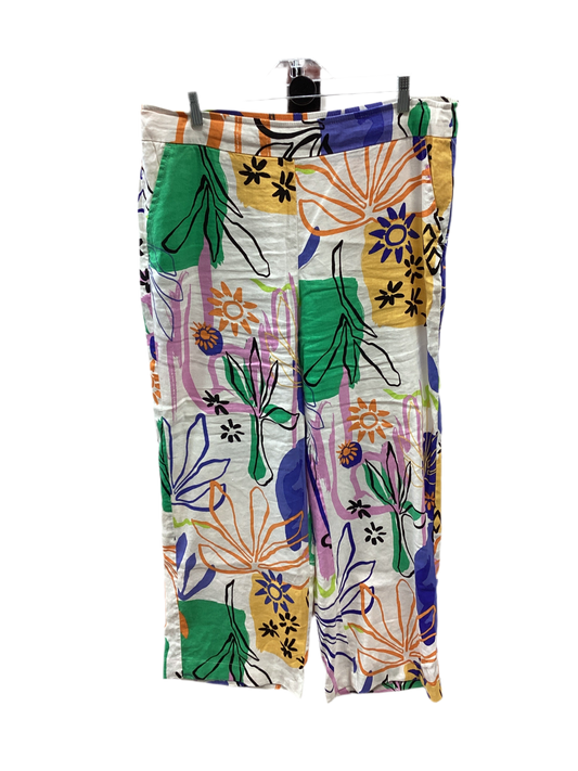 Pants Linen By Chicos In Multi, Size:14
