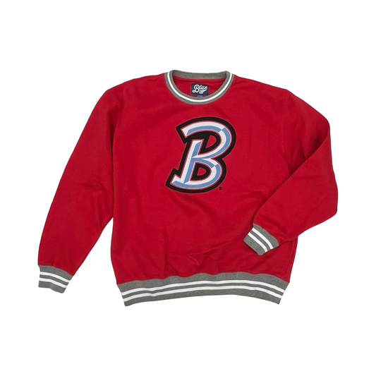 Sweatshirt Collar By Blue 84 In Red, Size:L