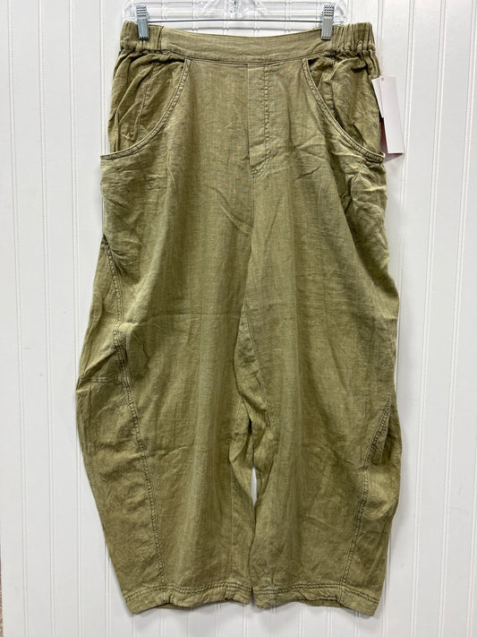 Pants Linen By Free People In Green, Size:L