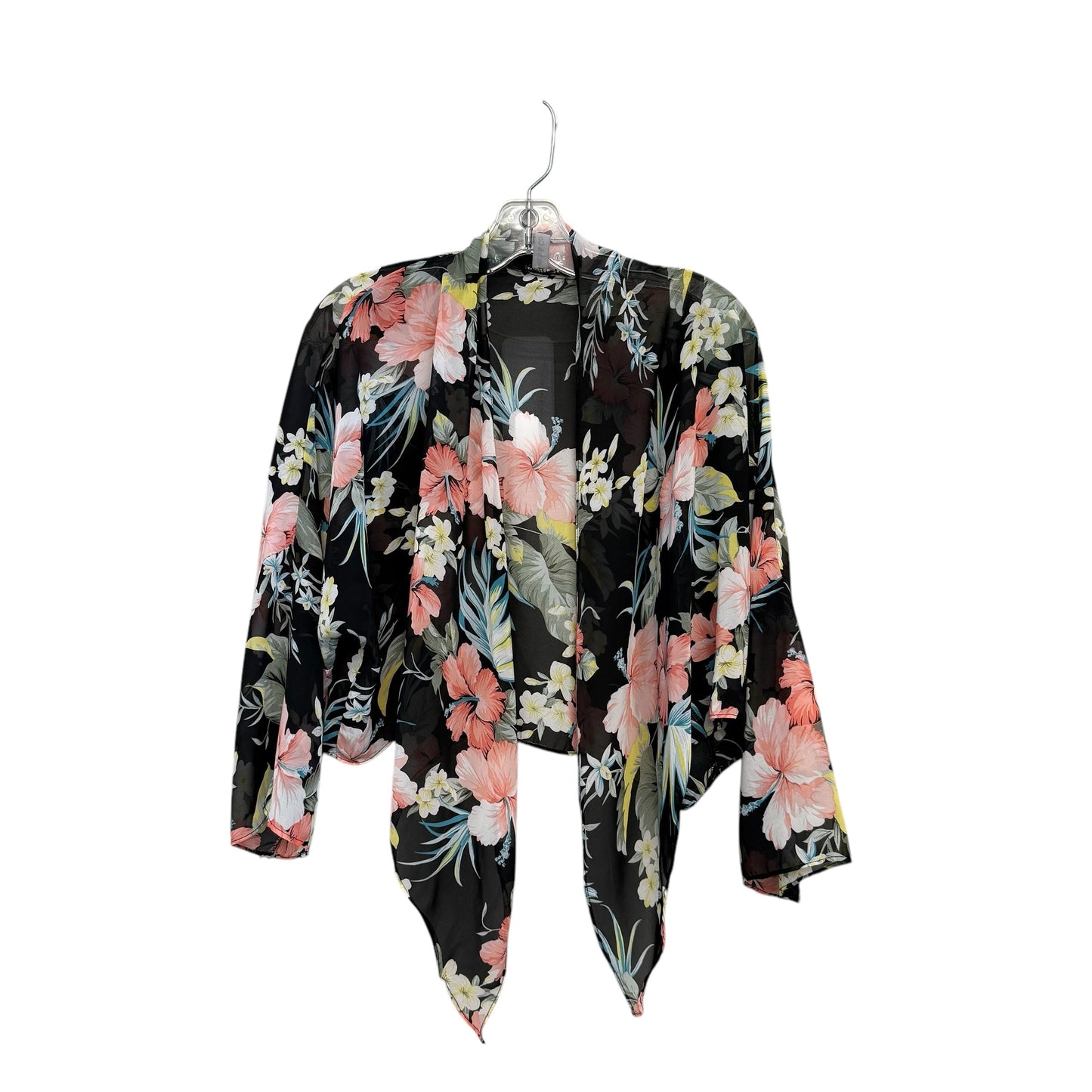 Cardigan By Fetch and Co In Floral Print, Size:S