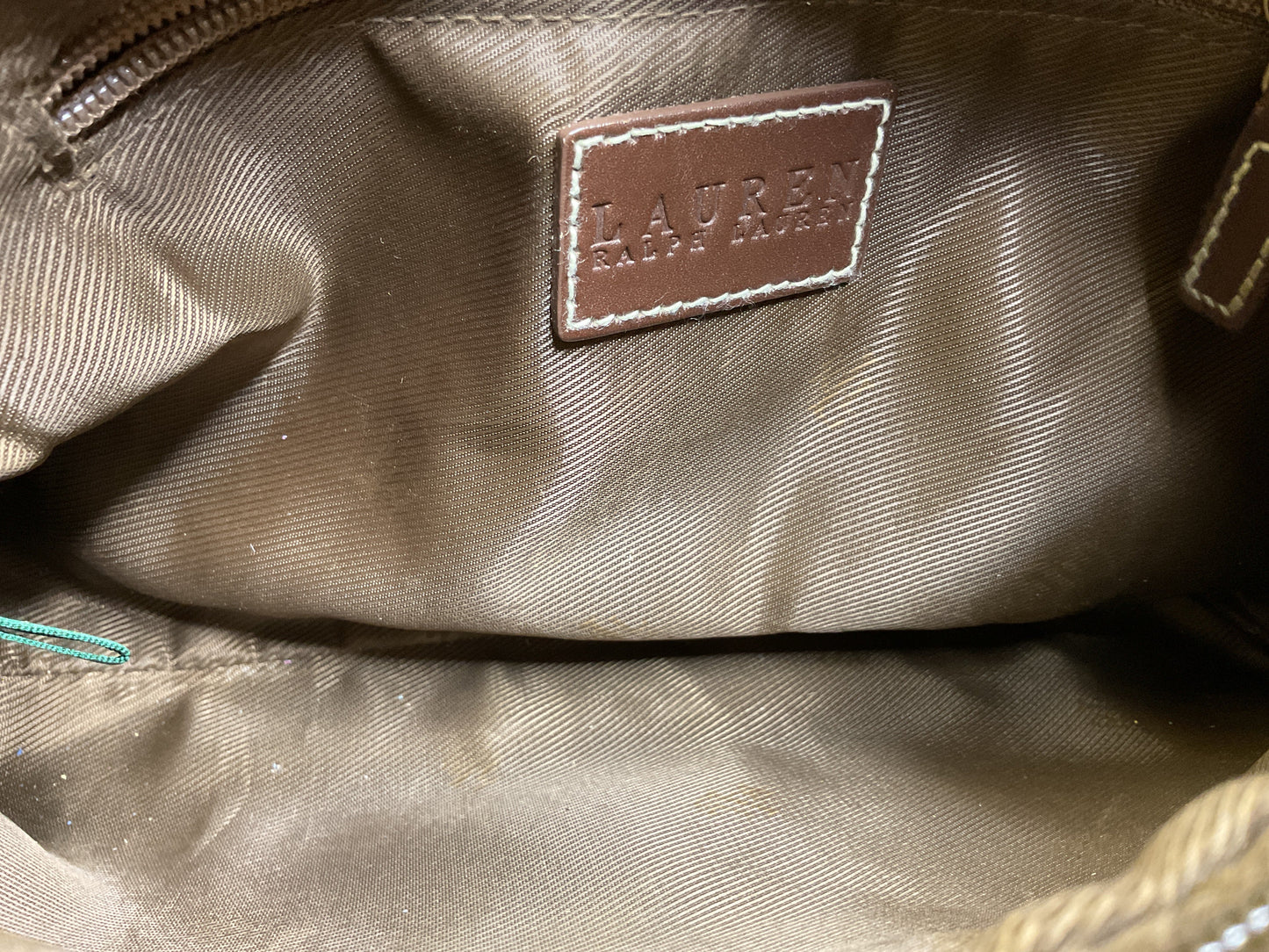 Handbag By Lauren By Ralph Lauren In Brown, Size:Small