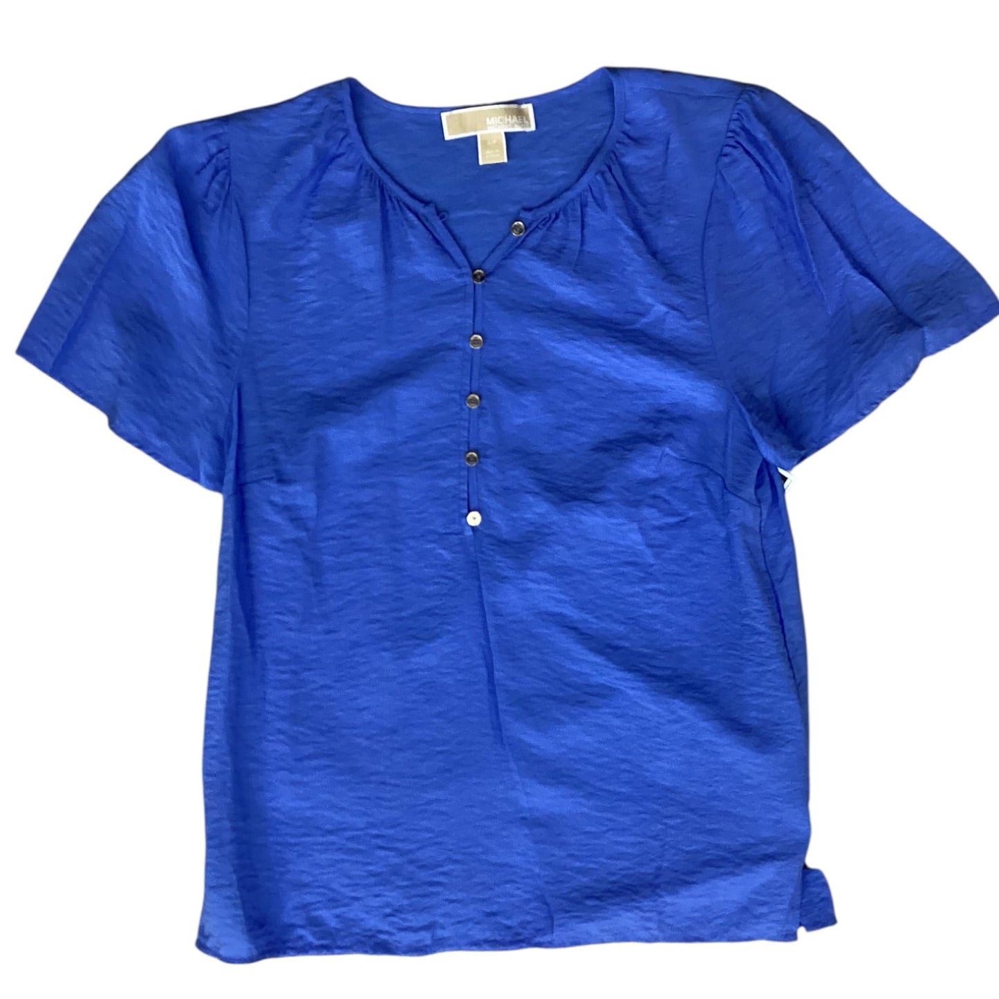 Top Ss By Michael By Michael Kors In Blue, Size:S