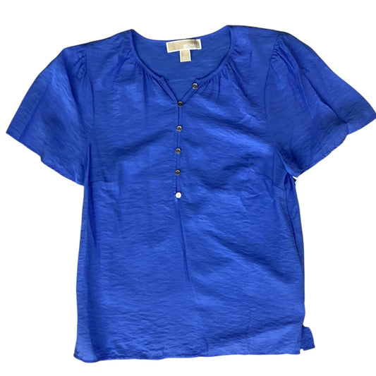 Top Ss By Michael By Michael Kors In Blue, Size:S