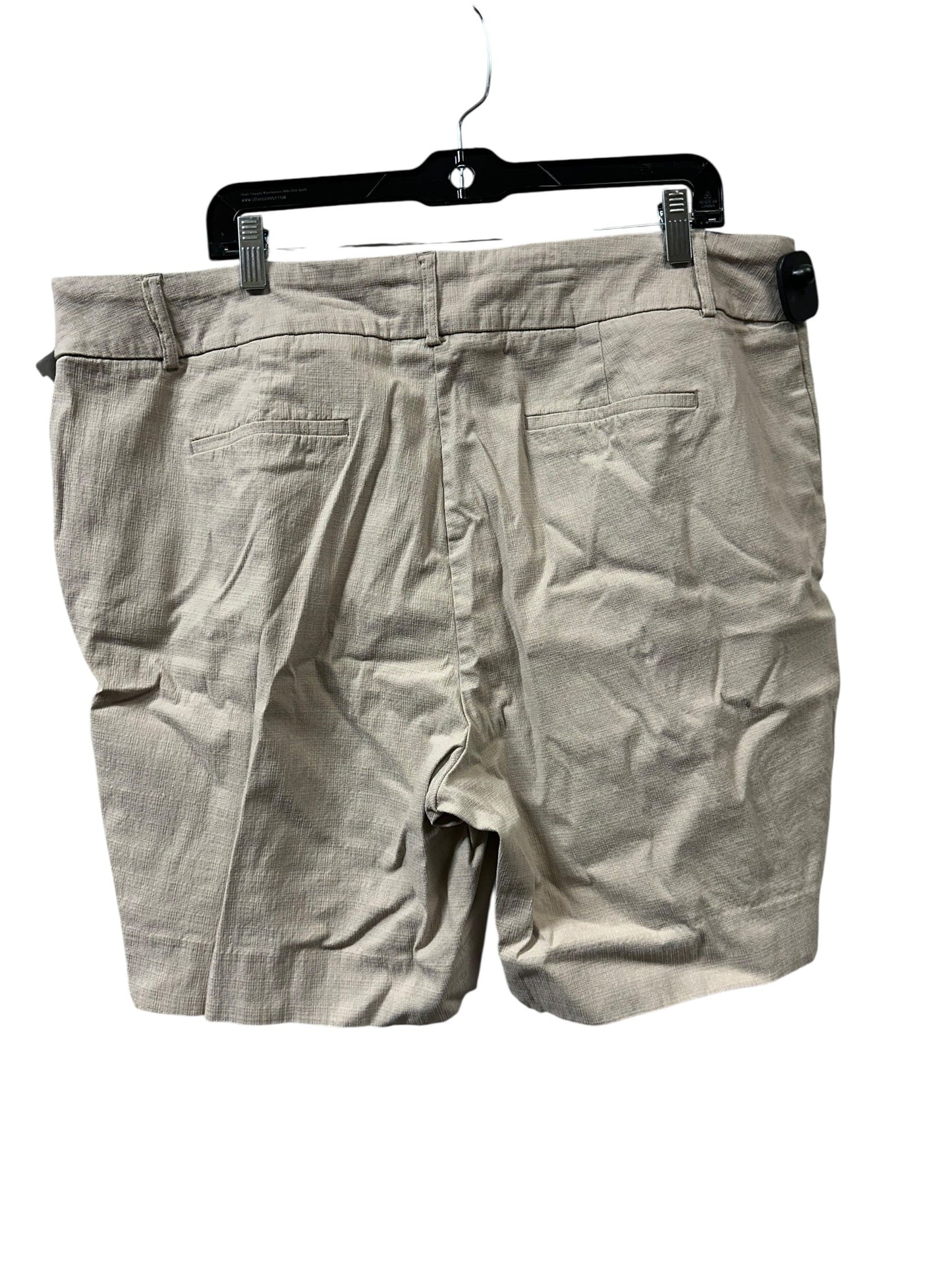 Shorts By Hilary Radley In Tan, Size:2X