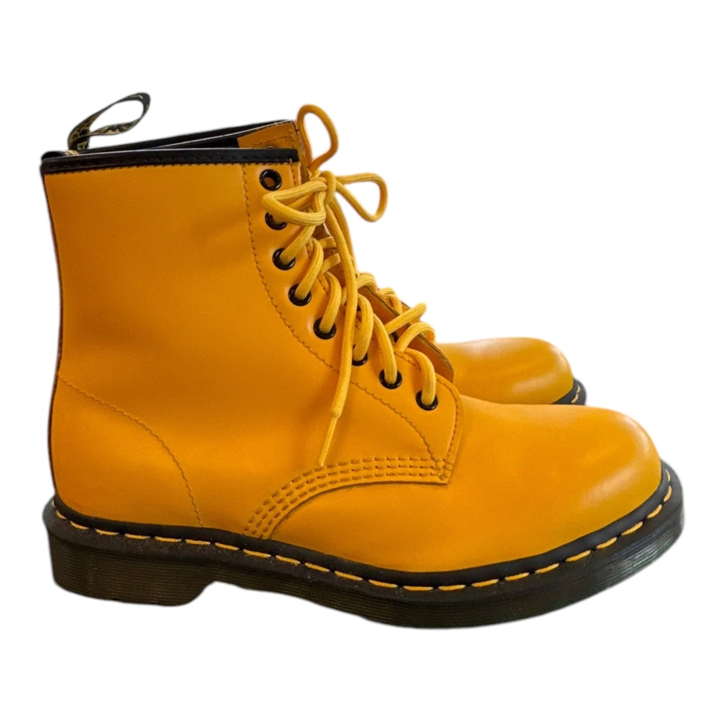 Boots Designer By Dr Martens In Yellow, Size:10