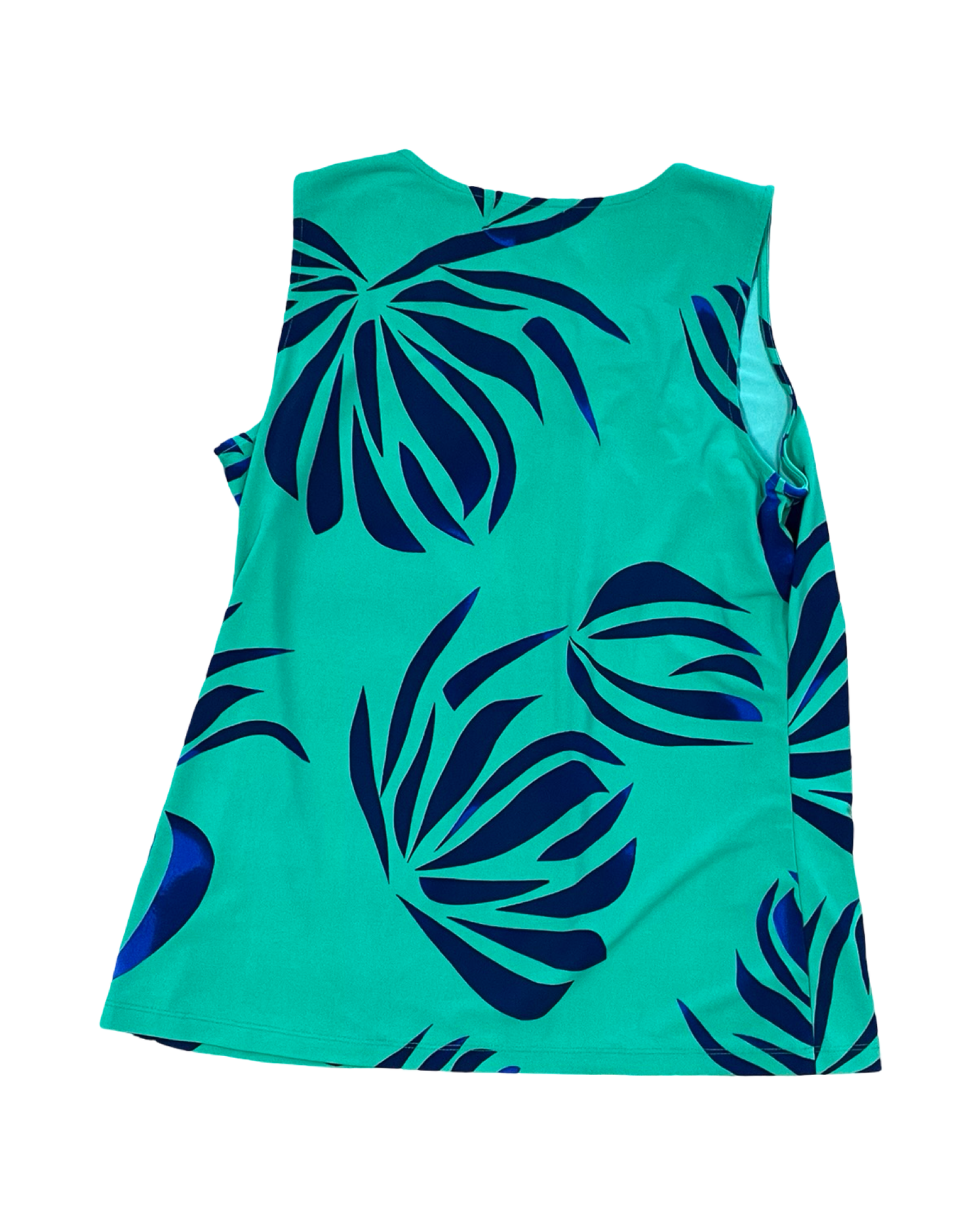 Top Sleeveless By Liz Claiborne In Green, Size:M